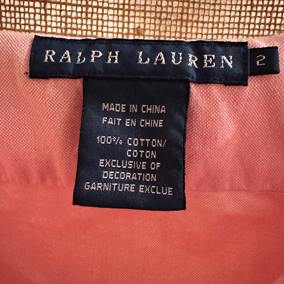 Ralph Lauren Pink Button Down (slim fit - Picture 3 of 5